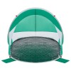 Tengerzöld vízálló felugró strandsátor