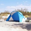 2 személyes azúrkék vízálló felugró strandsátor