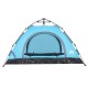 4 személyes kék felugró kempingsátor