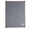 Szürke és narancssárga pikniktakaró cövekekkel 205 x 155 cm
