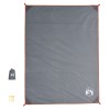 Szürke és narancssárga pikniktakaró cövekekkel 205 x 155 cm