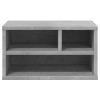 Betonszürke szerelt fa nyomtatóállvány 40 x 32 x 22,5 cm
