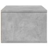 Betonszürke szerelt fa nyomtatóállvány 40 x 32 x 22,5 cm