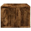 Füstös tölgy színű szerelt fa nyomtatóállvány 40 x 32 x 22,5 cm