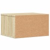 Sonoma tölgy színű szerelt fa nyomtatóállvány 40 x 32 x 22,5 cm