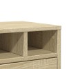 Sonoma tölgy színű szerelt fa nyomtatóállvány 40 x 32 x 22,5 cm