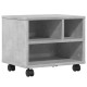 Betonszürke nyomtatóállvány kerekekkel 41 x 32 x 34,5 cm Betonszürke nyomtatóállvány kerekekkel 41 x 32 x 34,5 cm
