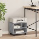 Betonszürke nyomtatóállvány kerekekkel 41 x 32 x 34,5 cm Betonszürke nyomtatóállvány kerekekkel 41 x 32 x 34,5 cm