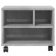 Betonszürke nyomtatóállvány kerekekkel 41 x 32 x 34,5 cm Betonszürke nyomtatóállvány kerekekkel 41 x 32 x 34,5 cm