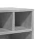 Betonszürke nyomtatóállvány kerekekkel 41 x 32 x 34,5 cm Betonszürke nyomtatóállvány kerekekkel 41 x 32 x 34,5 cm