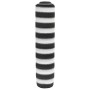 Antracitszürke és fehér hdpe belátásgátló háló 1,5x10m 150 g/m²