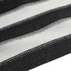 Antracitszürke és fehér hdpe belátásgátló háló 1,5x50m 150 g/m²