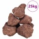Piros vulkanikus kőzetek 10-30 cm 25 kg