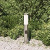 120 cm rozsdamentes acél oszloplámpa konnektorral ip44