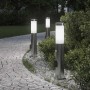 3 db kültéri lámpa érzékelővel és konnektorral 50 cm rozsdamentes acél ip44