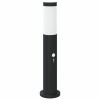 Szenzoros oszloplámpa 50 cm rozsdamentes acélból ip44