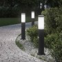 3 db szenzoros oszloplámpa 50 cm rozsdamentes acélból ip44