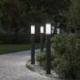 3 db szenzoros oszloplámpa 80 cm rozsdamentes acél ip44