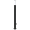 110 cm rozsdamentes acél oszloplámpa konnektorral ip44