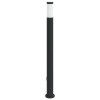 110 cm rozsdamentes acél oszloplámpa konnektorral ip44