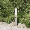 Szenzoros oszloplámpa 50 cm rozsdamentes acélból ip44