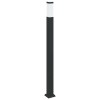 3 db oszloplámpa 110 cm fekete ip44