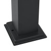 3 db szenzoros oszloplámpa 80 cm fekete ip44