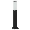 Oszloplámpa konnektorral 50 cm fekete ip44
