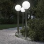 3 db kültéri lámpa 120 cm rozsdamentes acél ip44