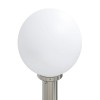 3 db 80 cm rozsdamentes acél oszloplámpa konnektorral ip44