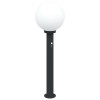 3 db szenzoros oszloplámpa 80 cm fekete ip44
