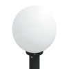 3 db szenzoros oszloplámpa 80 cm fekete ip44