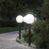 3 db szenzoros oszloplámpa 80 cm fekete ip44