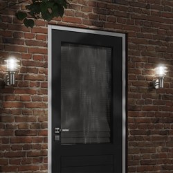 Ezüstszínű rozsdamentes acél kültéri falilámpa