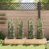 4 db acél és pp paradicsomketrec 116 cm