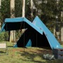 5 személyes kék vízálló tipi kempingsátor