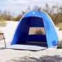 3 személyes azúrkék vízálló strandsátor