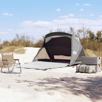 2 személyes szürke vízálló strandsátor