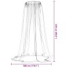 Fekete szúnyogháló esernyőhöz 220 mesh φ300x230 cm