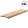 16 db tömör tölgyfa lépcsőfokok kezeletlen 100x25x2 cm