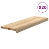 20 db tömör tölgyfa lépcsőfokok kezeletlen 80x30x2 cm