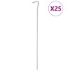25 db horganyzott acél sátorcövek 30 cm ø4 mm