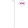 50 db horganyzott acél sátorcövek 30 cm ø5 mm