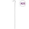25 db horganyzott acél sátorcövek 30 cm ø7 mm