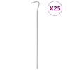 25 db horganyzott acél sátorcövek 23 cm ø4 mm