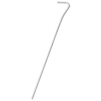 25 db horganyzott acél sátorcövek 23 cm ø4 mm