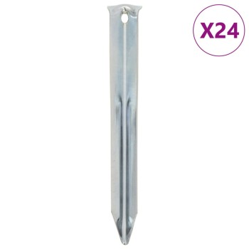 24 db horganyzott acél sátorszeg 17 cm ø20 mm