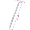 24 db horganyzott acél sátorszeg 22 cm ø20 mm