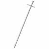 24 db horganyzott acél sátorcövek 23 cm ø6 mm