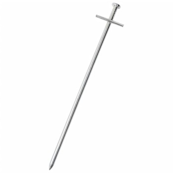 24 db horganyzott acél sátorcövek 23 cm ø6 mm